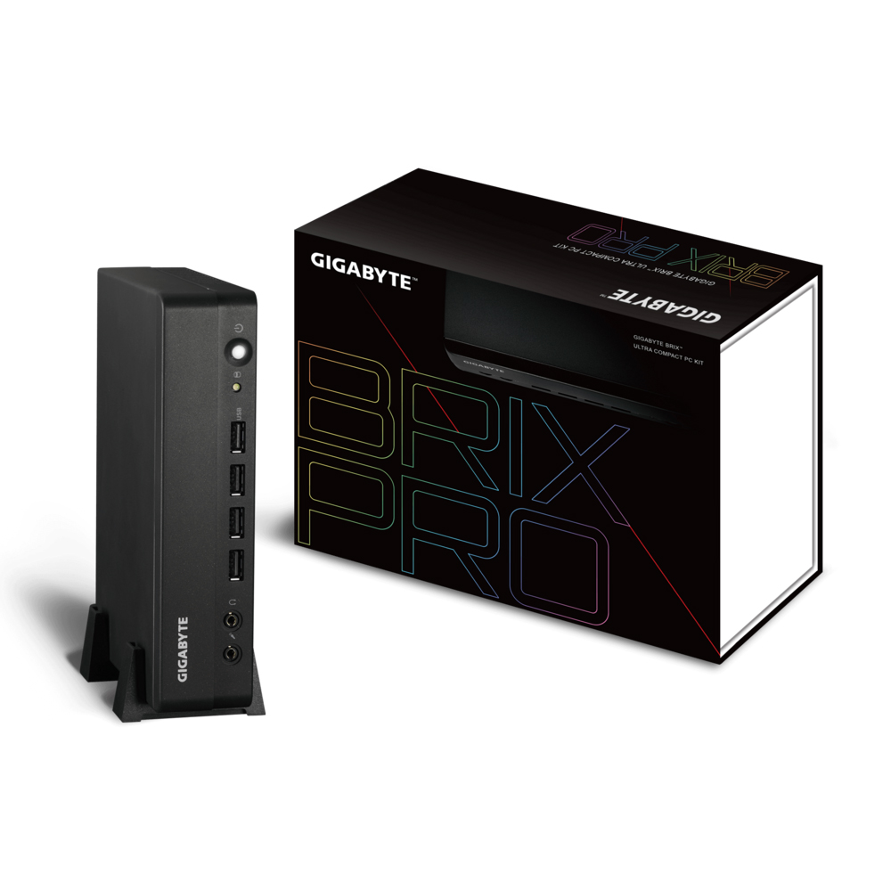 GIGABYTE BRIX Pro GB-BSRE-1505 M2 피씨디렉트 (4GB, M.2 256GB)