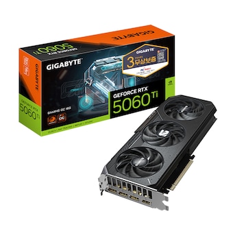 GIGABYTE 지포스 <b>RTX</b> <b>5060</b> <b>Ti</b> GAMING OC D7 <b>16GB</b> 피씨디렉트