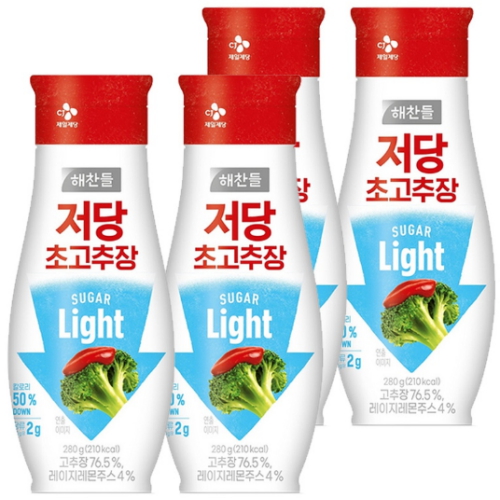 해찬들 저당 초고추장 280g (4개)_이미지