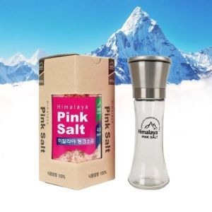 핑크 소금 선물세트 400g 1개입 + 그라인더 답례품 솔트 천일염 돌잔치