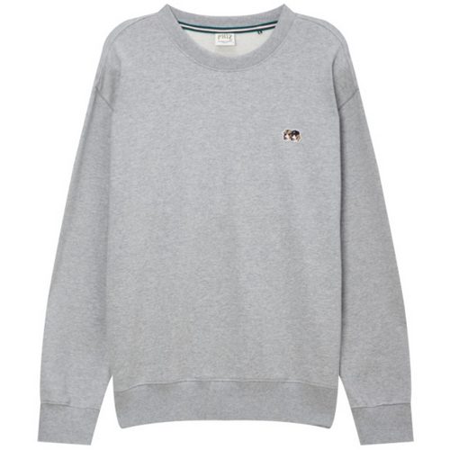 헤지스 피즈 프렌치 테리 더블 로고 맨투맨 SPTS2F901 (G1, 그레이)_이미지