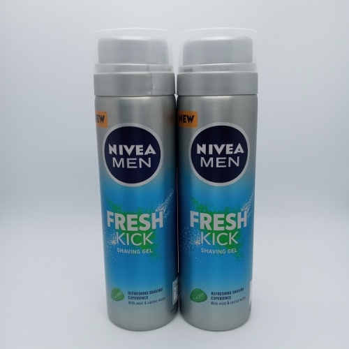 니베아포맨 맨 프레시 킥 쉐이빙 젤 면도젤 200ml (2개)_이미지