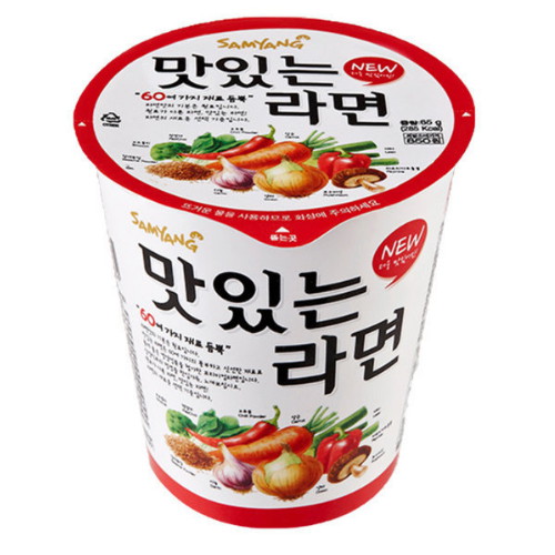 삼양식품 맛있는 라면 작은컵 65g (6개)_이미지