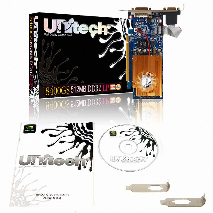 유니텍전자 지포스 8400GS DDR2 512MB LP_이미지