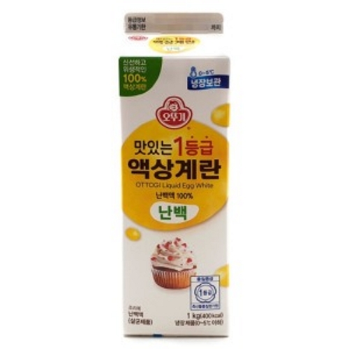 오뚜기 1등급 액상계란 난백액 1kg (1개)