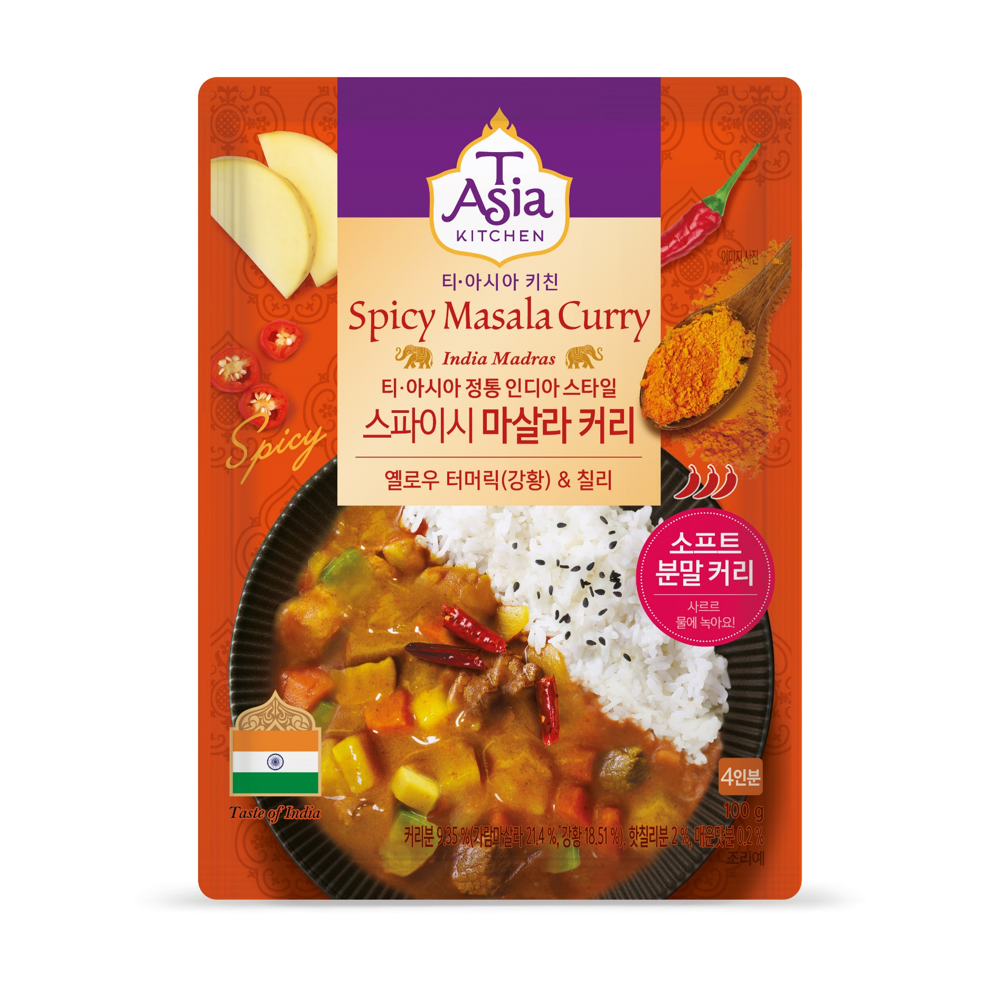 샘표식품 티아시아키친 마살라 커리 분말 100g (2개)
