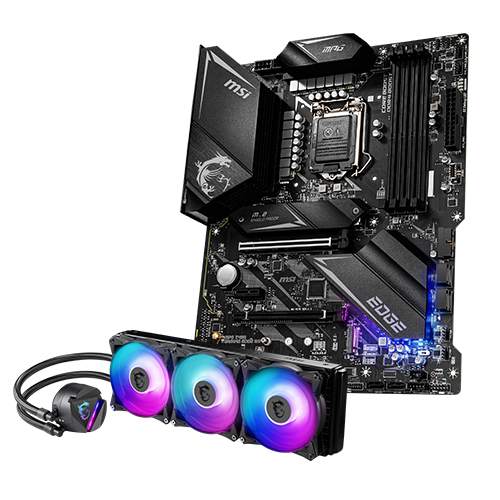 MSI MPG Z490 게이밍 엣지 WiFi + 코어리퀴드 360R