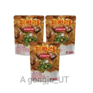한국에스비식품 휘카레 비프양송이 카레 매운맛 180g (3개)