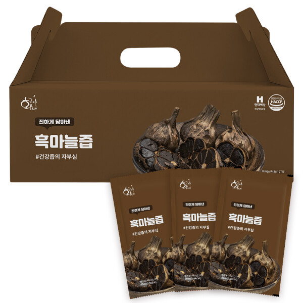 황금이네 흑마늘즙 80ml 30포 (1개)_이미지