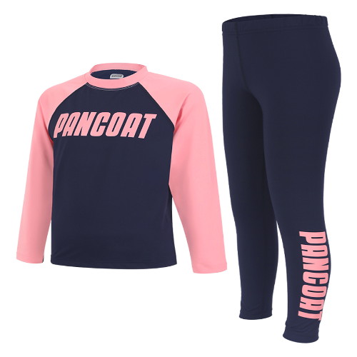 팬콧(PANCOAT) 팬콧 유아공용 래쉬가드 상하세트 RKCO23BR04