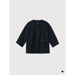 올리비아로렌 HC14 라운드 넥의 홑겹 자켓 VOCFU4M5226_이미지