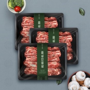 웰던푸드 미국산 초이스 블랙앵거스 LA갈비 1kg (3개)