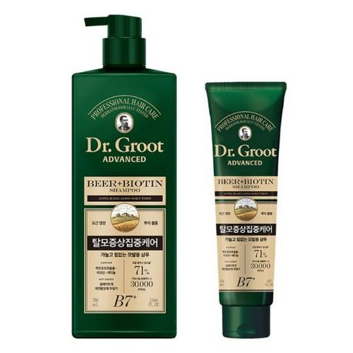 닥터그루트 가늘고 힘없는 모발용 샴푸 700ml+150ml (2개)_이미지