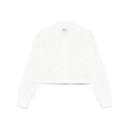 MSGM 셔츠 3841MDE13 257121 01 BIANCO