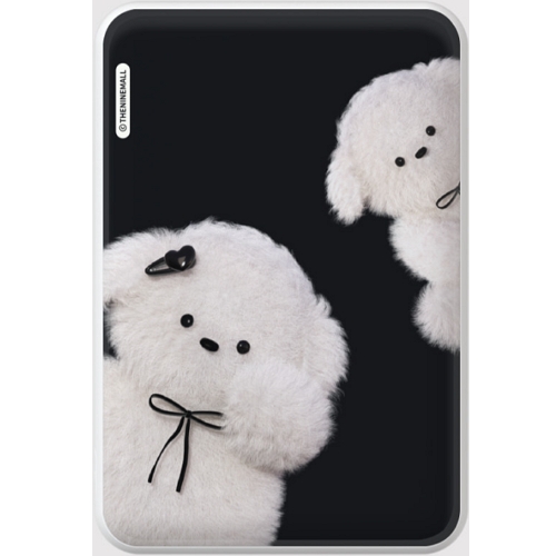 더나인몰  puppys black ribbon 맥세이프 보조배터리 5000mAh