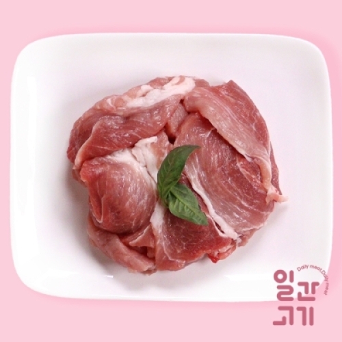 일간고기 무항생제 한돈 후지(뒷다리살) 찌개용 500g (1개)