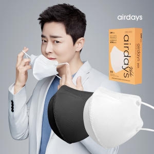 디더블유바이오 에어데이즈 조정석 새부리형 KF94 마스크 화이트 중형 100매