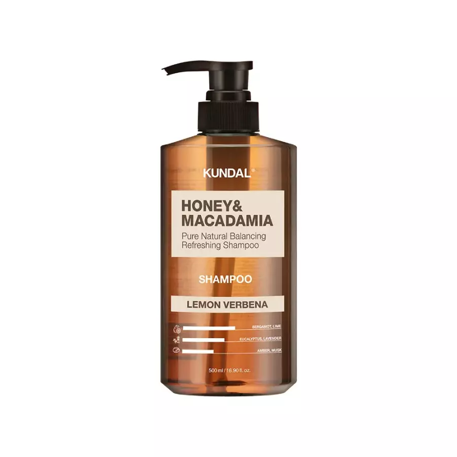 쿤달 허니 앤 마카다미아 네이처 샴푸 레몬버베나 500ml (1개)_이미지