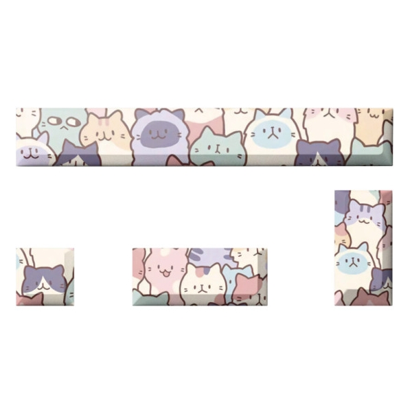 파스텔 고양이 4in1 포인트 키캡