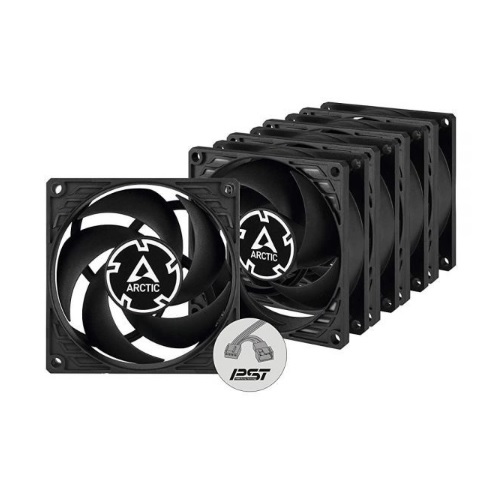 ARCTIC P8 PWM PST 해외구매 (밸류팩(5팩), 블랙)_이미지