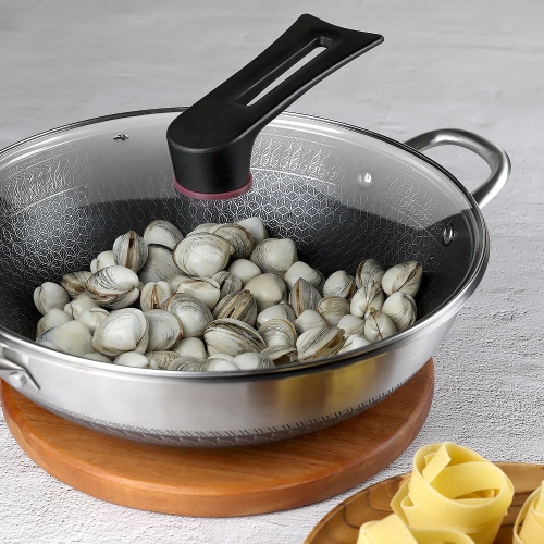 보니스 파티웍 32cm CO-15-10 대형 스텐 대게 찜기