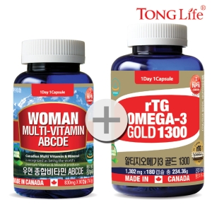 통라이프 알티지 오메가-3 1300 골드 180캡슐 (2개)_이미지