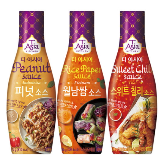스위트 칠리 소스 290g+월남쌈 소스 285+피넛 소스 275g