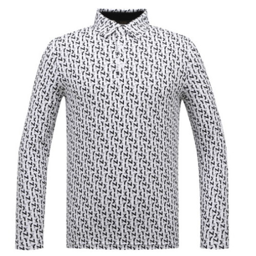 링스골프 포인트 카라 티셔츠 L11D1TO207 (WH, 화이트)_이미지