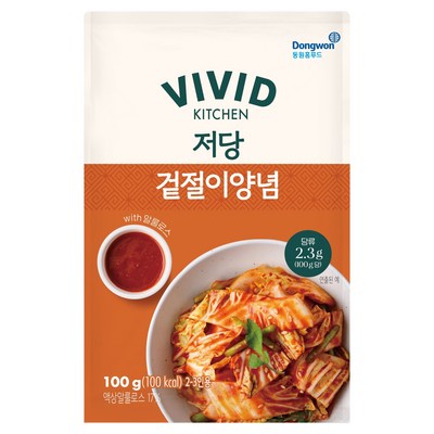 비비드키친 저당 겉절이양념 100g (12개)_이미지