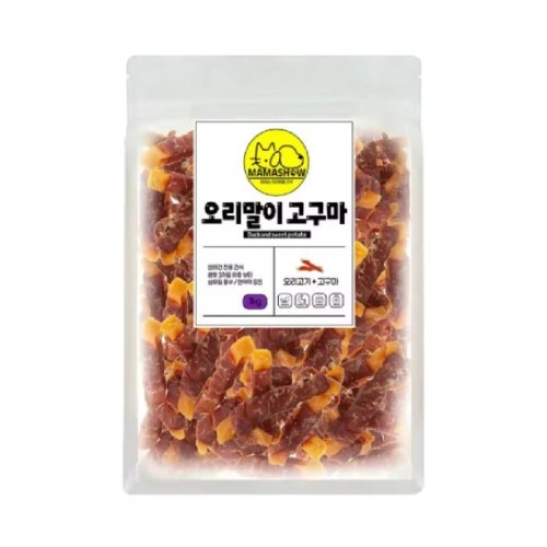 마마쇼 독 오리말이 고구마 1kg (1개)_이미지