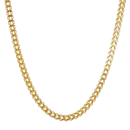 한국금다이아몬드 여자 목걸이 체인 벌집 18.75g_이미지