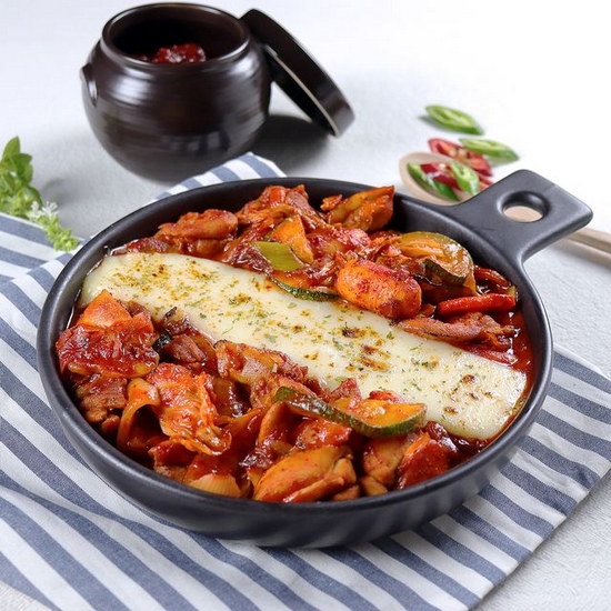 심쿡 더블치즈 닭갈비 2인분 910g (1개)_이미지