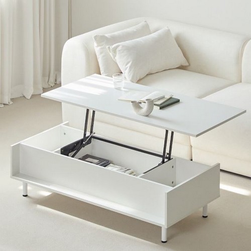 모노 리프트업 거실 소파 테이블 1200