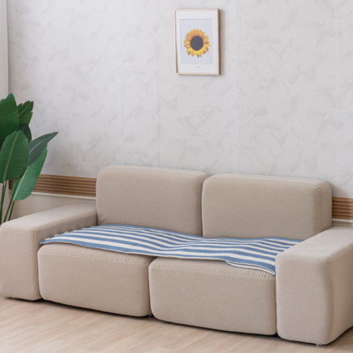 더와이 로드 시어서커 소파패드 2인용