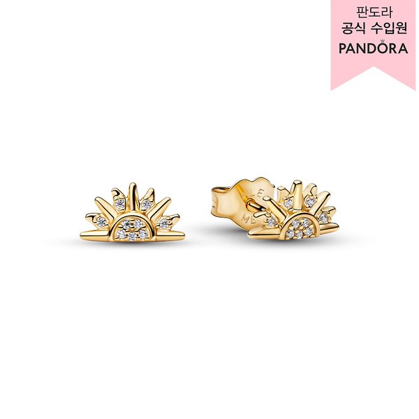 판도라 셀레스티얼 스파클링 썬 스터드 이어링 264627C01