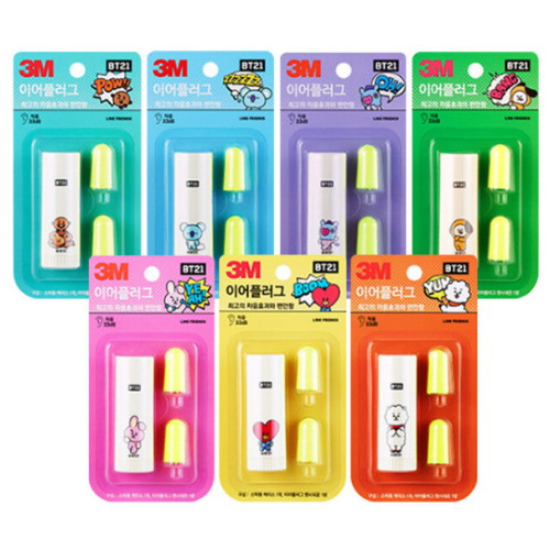 3M 이어플러그 BT21 (1쌍)_이미지