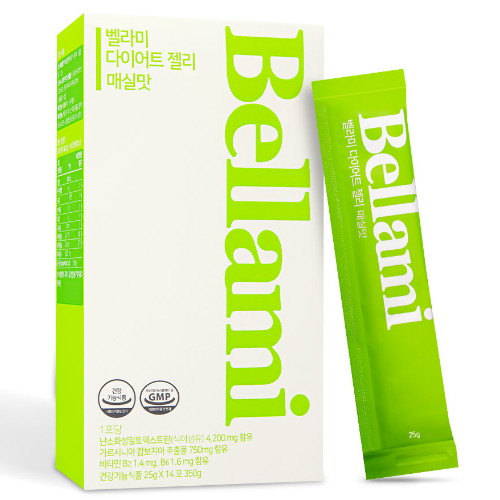 네이처퓨어코리아  벨라미 다이어트 젤리 매실맛 14포 (1개)