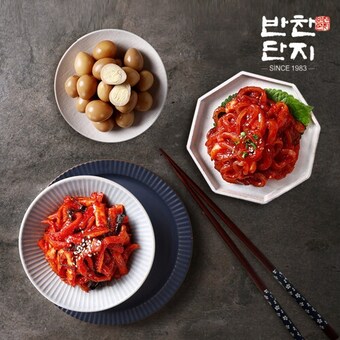 반찬단지 오징어젓1kg+<b>메추리</b><b>알</b>장조림1kg