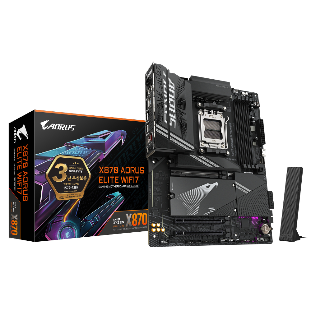 GIGABYTE X870 AORUS ELITE WIFI7 제이씨현_이미지