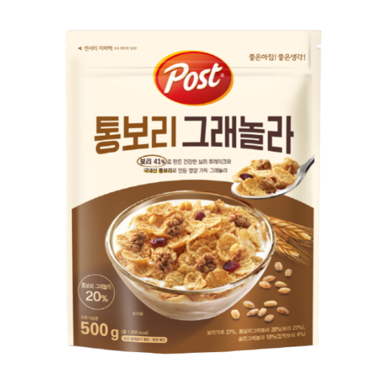 포스트 통보리그래놀라 500g이미지입니다. 누르면 해당 게시물로 새창이동합니다.