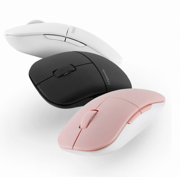 i-rocks IRM23R 무소음 무선 마우스 (화이트)