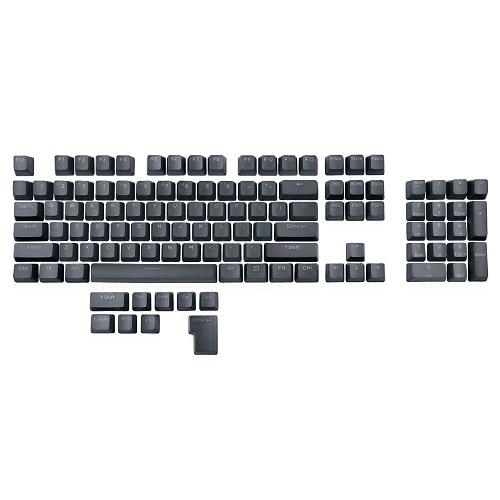 MOUNTAIN PBT 이중사출 키캡 세트 (Black)_이미지