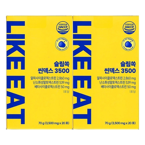바이오디피씨 라이킷 슬림쏙 씬덱스 3500 3.5g 20포
