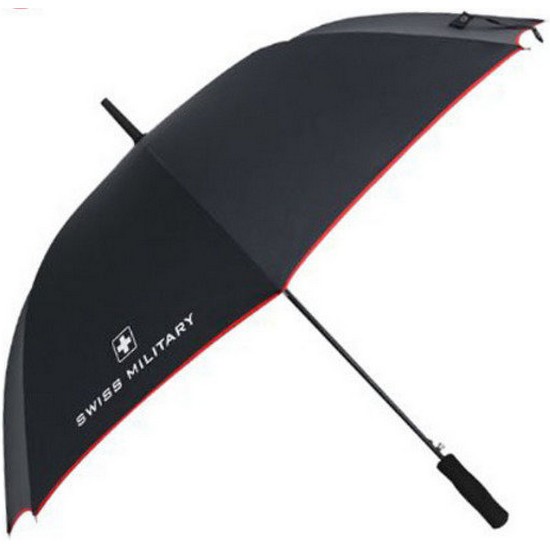 스위스밀리터리 70 레드 바이어스 자동 우산