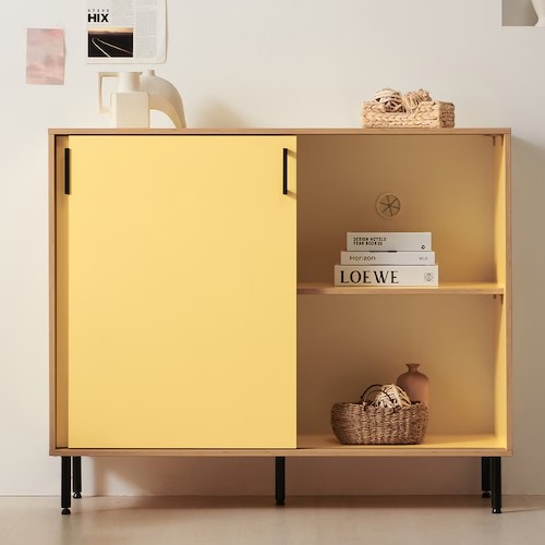 망고 넓은 다용도 미닫이 수납장 일반형 1200