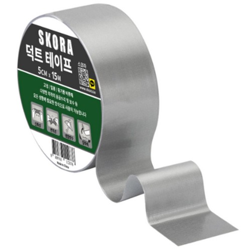 스코라 덕트 테이프 50mm (15m, 1개)_이미지