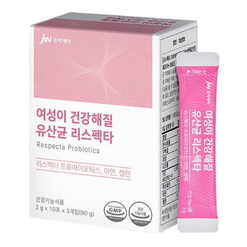 JW중외제약 여성이 건강해질 유산균 리스펙타 30포 (1개)_이미지