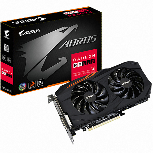 GIGABYTE AORUS 라데온 RX 580 D5 8GB