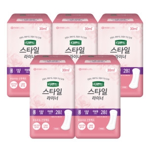 디펜드 스타일 라이너 여성용 무향 롱 28개 (5팩(140개))_이미지