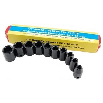1/2인치 <b>임팩</b>소켓<b>렌치</b> 세트 (10pcs)